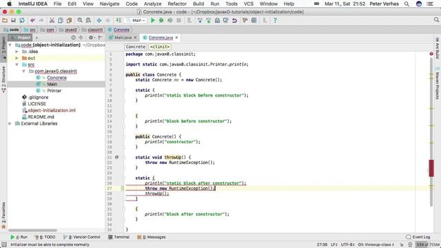 Object Initialization Part 2 смотреть онлайн