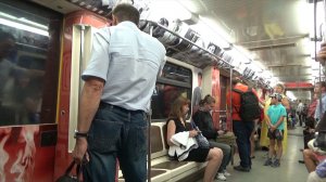 4k || НА ПОЕЗДЕ ГЕРОИ НА ВСЕ ВРЕМЕНА ДО СТАНЦИИ "КРАСНОПРЕСНЕНСКАЯ"