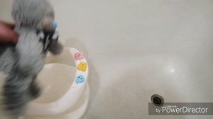 Стульчик для купания. Обзор. Когда ребёнок начал садиться.