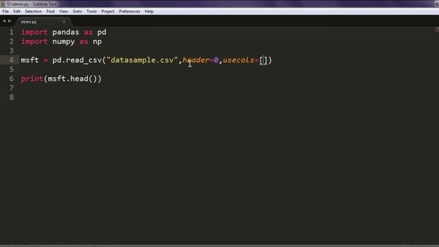 Python Pandas CSV Data Read Write