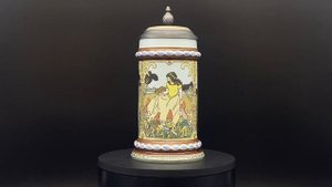 Пивная Кружка Германия Мануфактура Villeroy & Boch Сказки братьев Гримм «Белоснежка семь гномов»