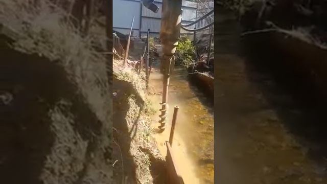 Винтовые сваи. Укрепление берега смотреть онлайн