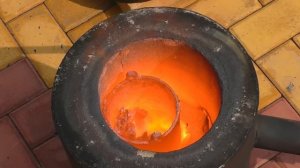 Плавка Алюминиевых банок. 137 Алюминиевых банок и Эпичный прогар стального тигля.