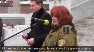 Cérémonie commémorative en l'honneur du commandant "Arkhar" à Gorlovka - 22/02/2017