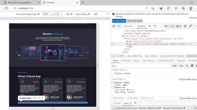 Part - 5 dynamic card slider using react-slick in React js and styled-components 2022
