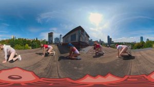 TWERK ON THE ROOF 360 VR Video • Chris Brown - Wobble Up • Тверк на крыше в 360 Градусов (#VRKINGS)