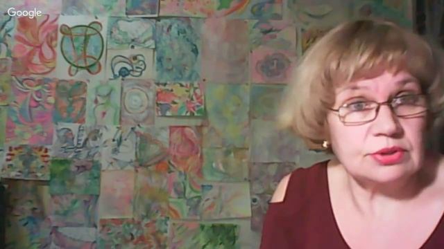 Правополушарное рисование.Мастер-класс.Монотипия(отпечаток  на половинке листа)