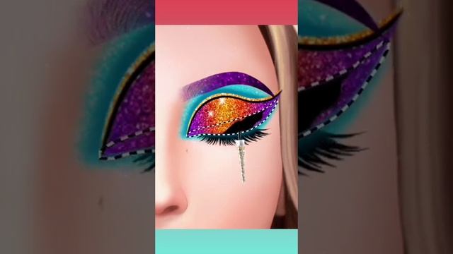 ?palm pretty makeup,eye art#shorts#viralshorts#tiktok#makeup