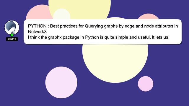 PYTHON : Best practices for Querying graphs by edge and node attributes in NetworkX