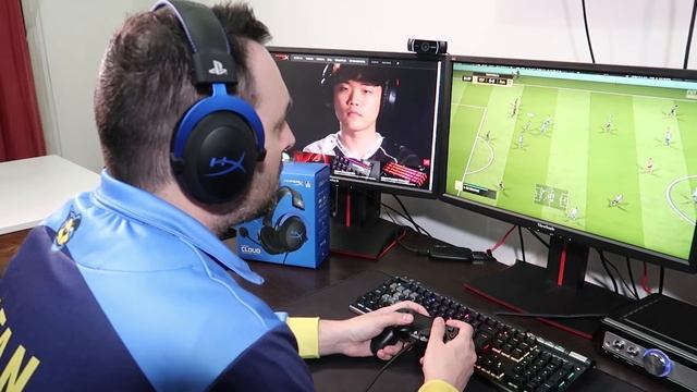 Unboxing HyperX Cloud Blue! Licencia oficial de Playstation 4. смотреть онлайн