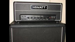 Audette Amps - Hiwatt DR103 Clone - 680K mod with FX loop (guitar sound clip)