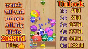 Blob Merge 3D | shapes & colours blob (2048Dd) 3d 2048 ball 3d video games Android, iOS New Update#