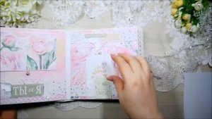 Свадебный мини-альбом " На скорую руку" /Обзор/ Скрапбукинг