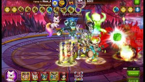 Хроники Хаоса побеждаем босса 12 карты приключений с 1 атаки игра Хроники Хаоса