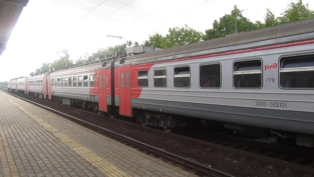 Электропоезд ЭД9Э-0021 станция Нижний Новгород-Сортировочный 28.07.2019 смотреть онлайн