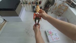 АВТОРКАЯ КУКЛА БУРАТИНО ШАРНИРНАЯ КУКЛА ОБЗОР