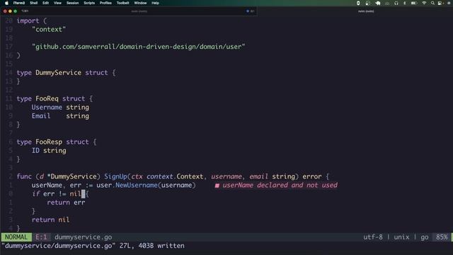 Domain Driven Design (DDD) in Golang!? смотреть онлайн
