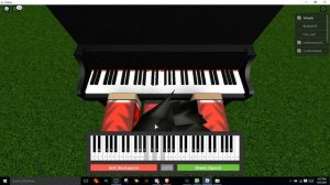 Playing Giorno's theme on Roblox piano