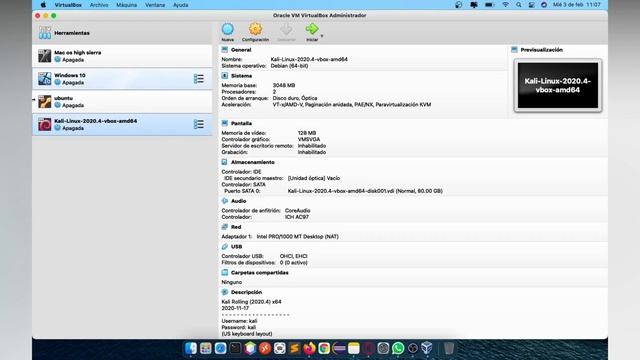INSTALAR KALI LINUX EN VIRTUALBOX MAC смотреть онлайн