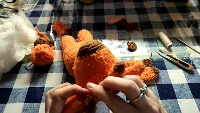Милый жирафик крючком МК сборка.