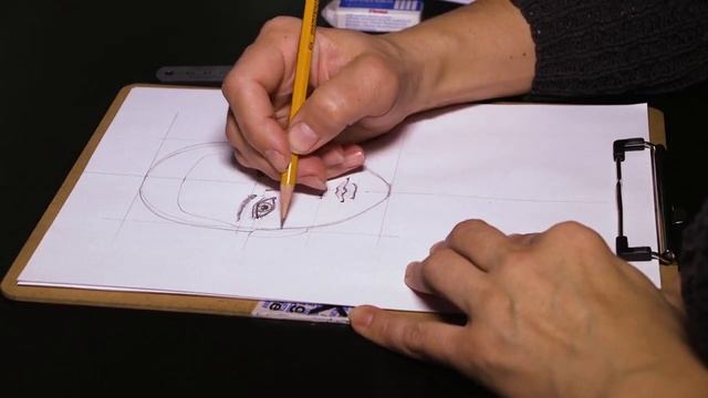 Изображение головы: пропорции лица, схематичное изображение причёсок