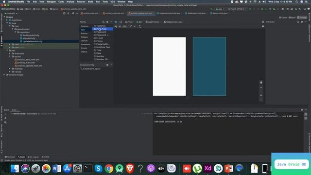 Develop UI of Todo List : Android Room in Bangla - To Do List Application Tutorial by Shakiba-E-Nur