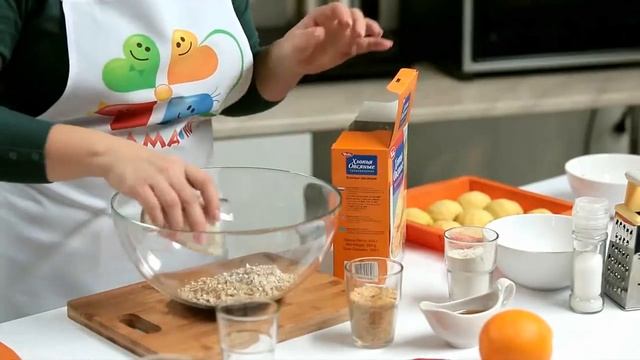 Пирог перевертыш с овсяными хлопьями смотреть онлайн