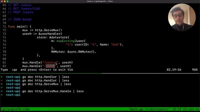 Go (Golang) REST API Example (Without Framework)