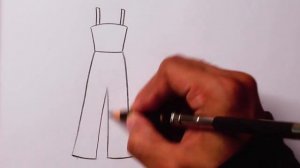 How to draw  beautiful girl dress drawing design easy | Fashion illustration sketching step by step