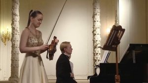 Polina Borisova (violin) English Hall of St. Petersburg Music House 2017-05-31