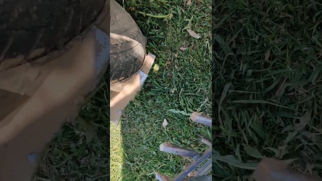 Рыхление и прополка картошки мотоблоком и ежами пропольниками