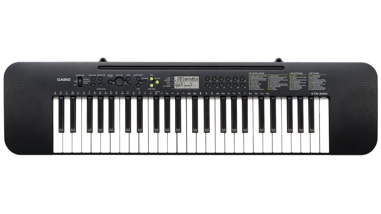 Casio CTK-240. Первый взгляд БЕЗ включения