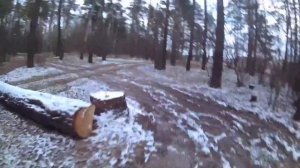 Покатушки по первому снегу на квадроцикле РЫСЬ ATV150