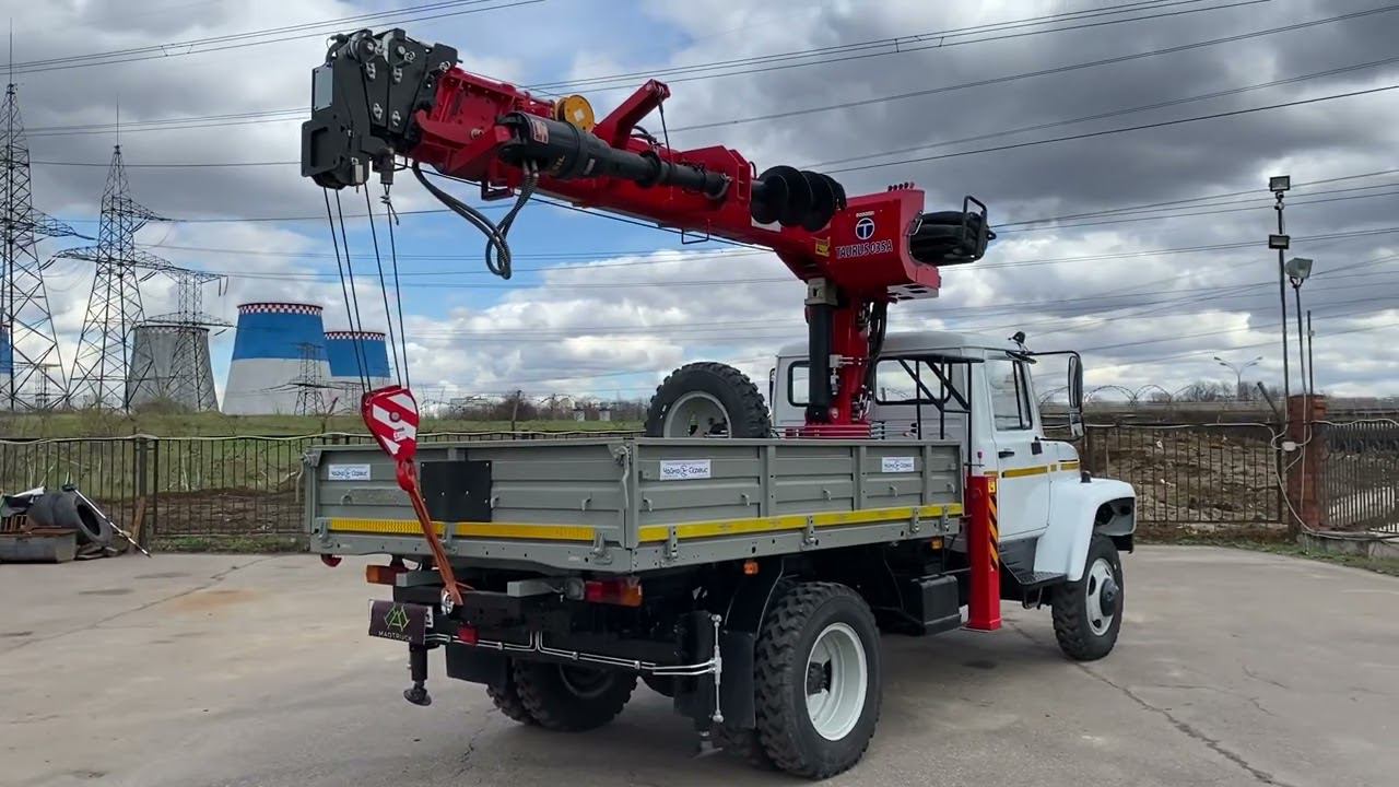 Чайка сервис Газ 33086 БКУ Taurus crane 035A смотреть онлайн