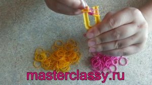 Браслет из резинок «коса русалки»: лучшее видео