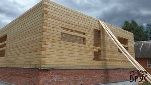 двухэтажный дом 9х9