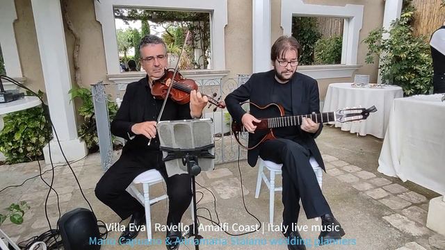 Wedding in Ravello  Live Music  Villa Eva Ravello Guitar and Violin