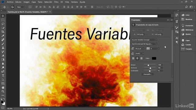 1 6 Fuentes variables en Photoshop 2018 смотреть онлайн