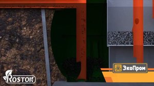 Септик «Rostok» - принцип работы | Экопром | Самара | www.2056305.ru