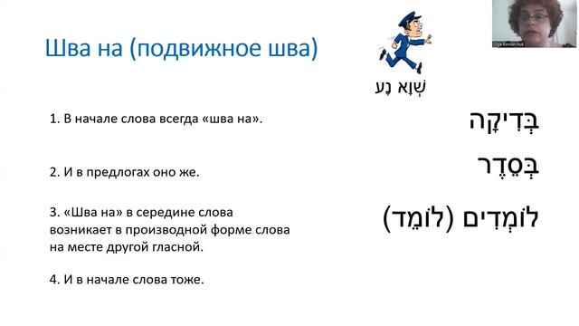 Иврит - правила. Урок 6. Когда шва читается. קרא וכתוב. שיעור 6. שווא נע ושווא נח. смотреть онлайн
