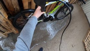 Karcher K2 Classic//Мою велосипед мини мойкой karcher k2 classic