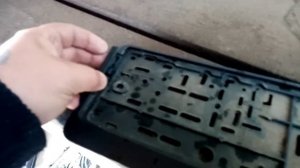 Установка номерных рамок на шевроле ланос