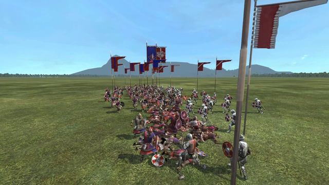 Medieval 2 Total War | [Denmark] Norse Swordsmen vs [Russia] Dismounted Druzhina смотреть онлайн