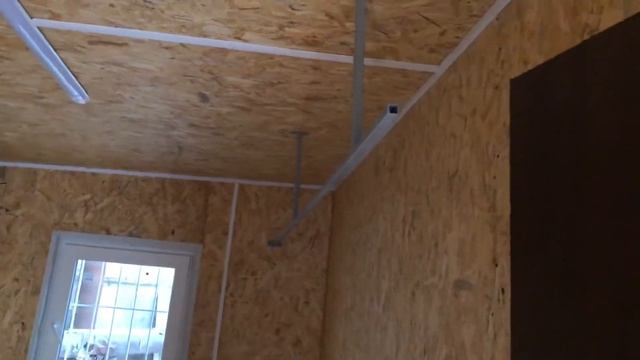 Бытовка для рабочих с кухней и раздевалкой 9*2,7*2,7m