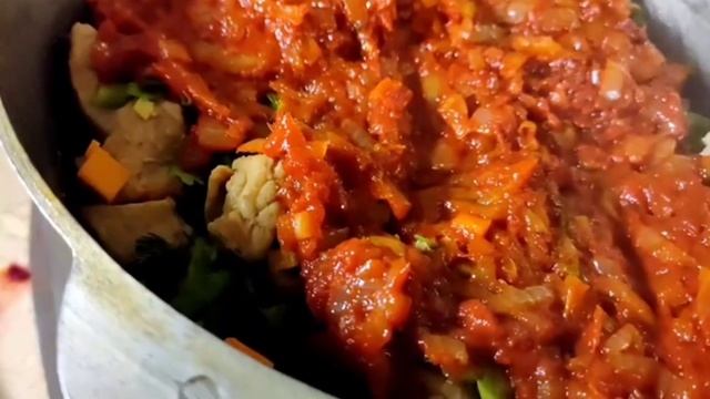 Как приготовить гуляш/Гуляш из свинины с подливой/Гуляш рецепт