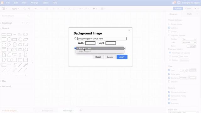 How to use draw.io pages as backgrounds for other pages смотреть онлайн