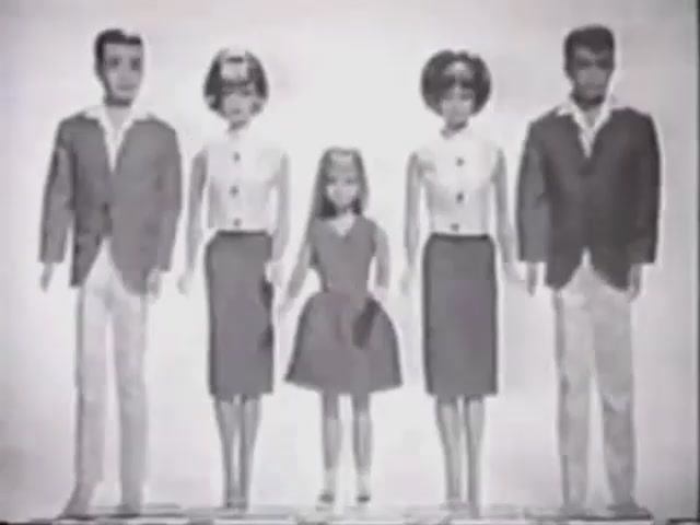 Реклама кукол Барби 60-х годов Vintage 60s The Barbie Look Commercial