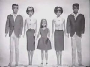 Реклама кукол Барби 60-х годов Vintage 60s The Barbie Look Commercial