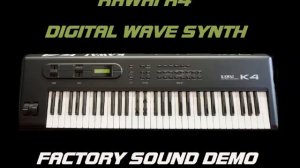 KAWAI K4 Factory sounds demo