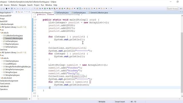 166  Collection Sorting Lab смотреть онлайн